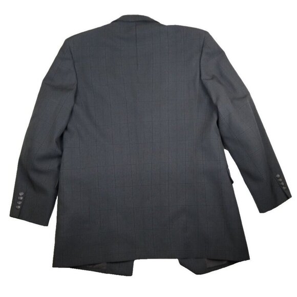 ZANDELLO - MEN'S BROWN PLAID BLAZER JACKET SPORT COAT - SIZE 42L - Picture 7 of 8